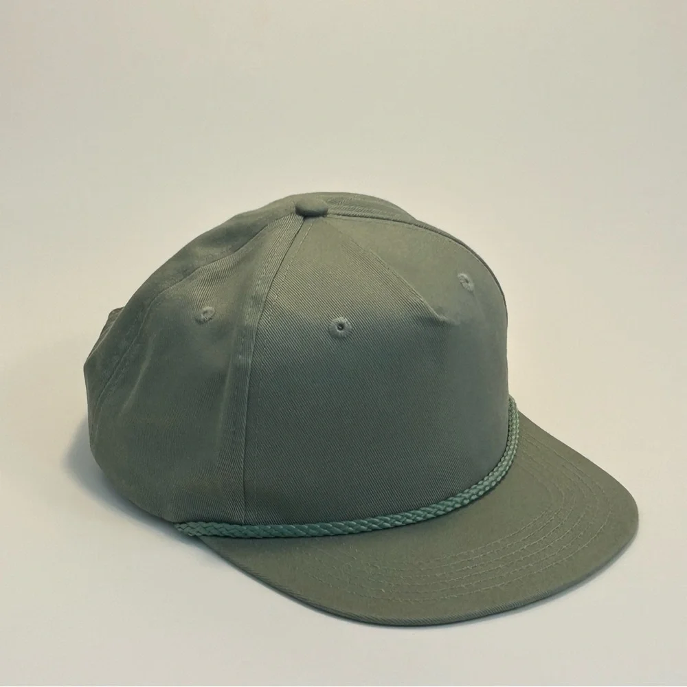 SNAG Snapback Cap, Sage Green Solid, Adjustable Unisex Adults Hat